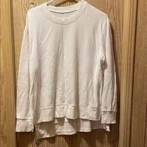 J. Crew White Crew Neck Sweater